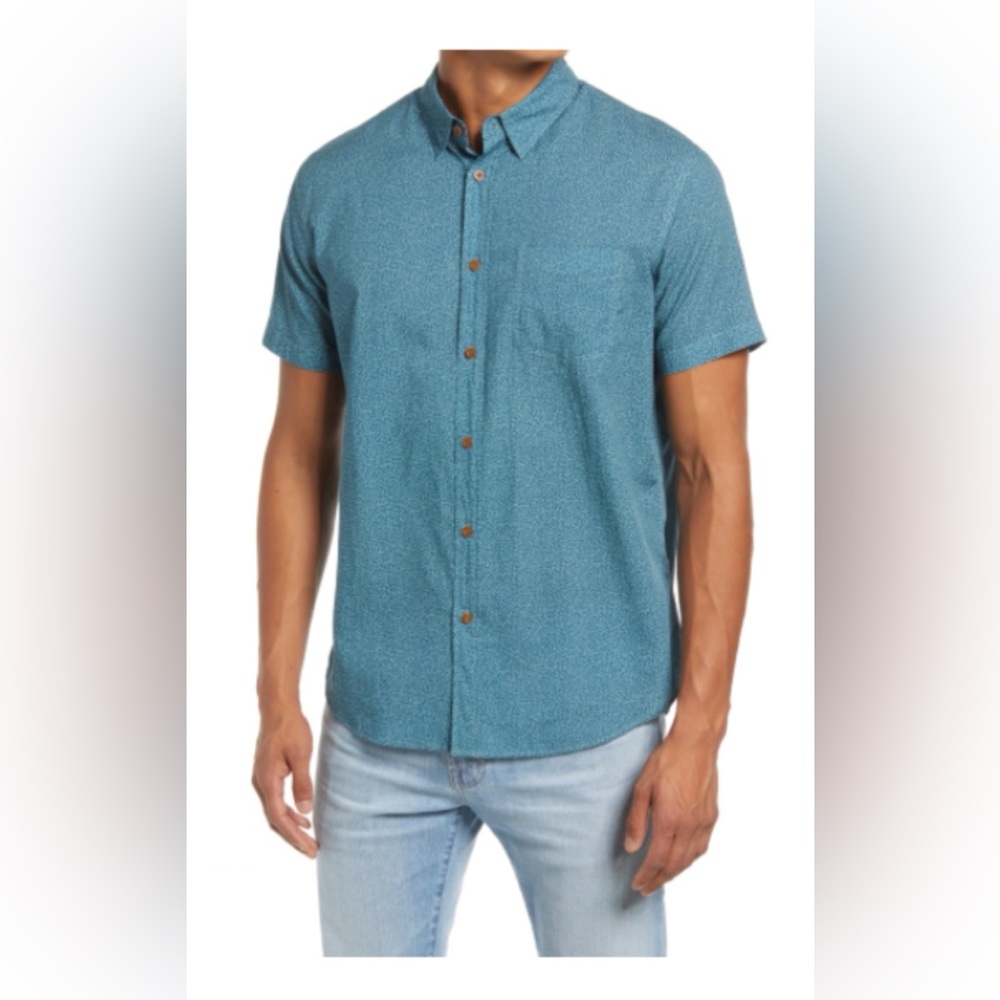 Rails Teal Button Down Shirt
